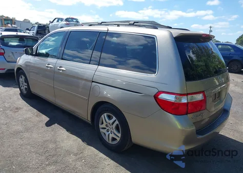 2007 Honda Odyssey Ex-L из США, поврежденный, VIN 5FNRL38707B115520